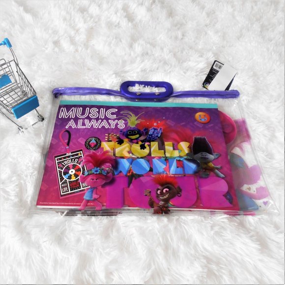 Trolls World Tour 12 Piece Tote Set - Picture 3 of 11